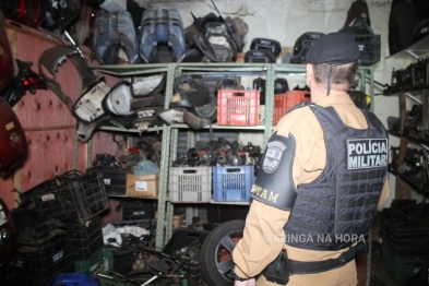 foto de Motocicletas furtadas são encontradas em oficina de moto e na casa do mecânico em Paiçandu