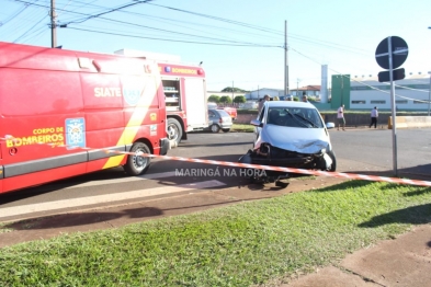 foto de Acidente em Maringá deixa 5 feridos, entre eles bebê de 1 anos e 5 meses