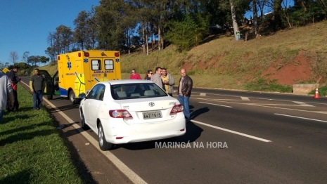 foto de Idoso é socorrido de helicóptero após atropelamento na BR-376 em Mandaguaçu