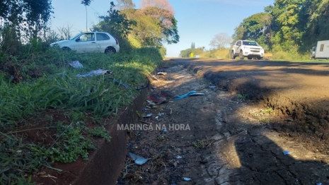 foto de Motorista de 78 anos, se apresentou no final da tarde de hoje após atropelar e matar uma jovem na PR-317