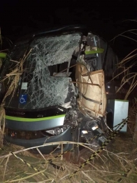 foto de Motorista do ônibus da Viação Garcia é a vítima fatal do grave acidente próximo a Porecatu