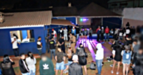 Operação flagra adolescentes em festa regada à bebida alcoólica em Maringá