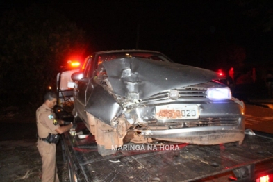 foto de Assalto termina com perseguição e acidente e dois ladrões presos em Maringá - Uma das vítimas tem apenas 13 anos