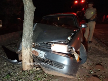 foto de Assalto termina com perseguição e acidente e dois ladrões presos em Maringá - Uma das vítimas tem apenas 13 anos