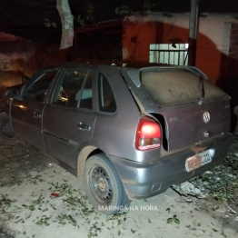 foto de Assalto termina com perseguição e acidente e dois ladrões presos em Maringá - Uma das vítimas tem apenas 13 anos