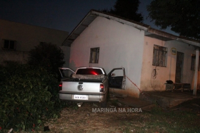 foto de Acidente envolvendo duas motos e um carro deixa motorista gravemente ferido em Maringá