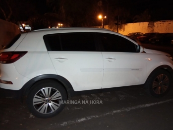 foto de Casal é preso após roubar carro na área central de Maringá