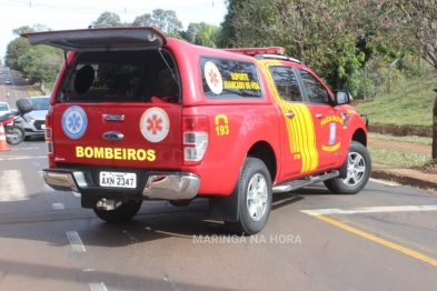 foto de Seis pessoas ficam feridas em acidente entre dois carros em Maringá