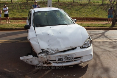 foto de Seis pessoas ficam feridas em acidente entre dois carros em Maringá