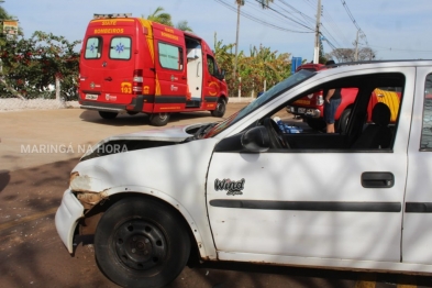 foto de Seis pessoas ficam feridas em acidente entre dois carros em Maringá