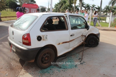 foto de Seis pessoas ficam feridas em acidente entre dois carros em Maringá