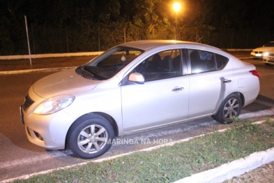 foto de Casal fica ferido em Maringá, após acidente entre carro e moto 