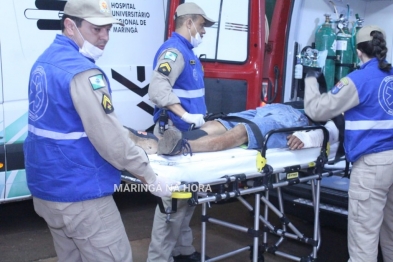 foto de Ladrão é espancado por populares após roubar criança de 7 anos em Maringá