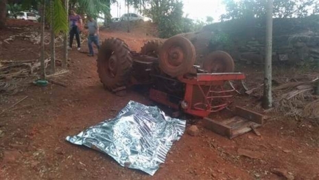 foto de Fatalidade - Agricultor morre esmagado pelo próprio trator em Rolândia