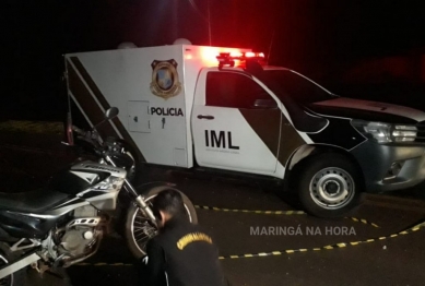 foto de Motociclista morre após bater em caminhão estacionado em Mandaguari