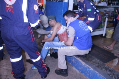 foto de Homem é esfaqueado pela ex-mulher e pedala por 2 km para buscar ajuda em Maringá