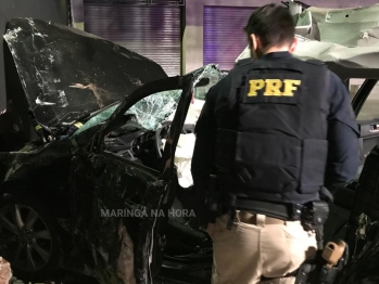 foto de Jovem de 19 anos fica preso às ferragens depois de acidente em Maringá 