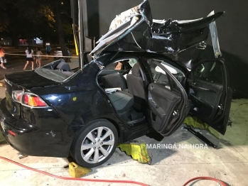 foto de Jovem de 19 anos fica preso às ferragens depois de acidente em Maringá 