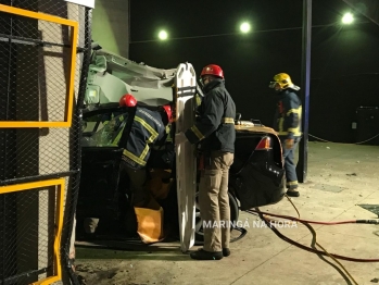 foto de Maringá: Jovem que invadiu academia em grave acidente de trânsito deixa a UTI