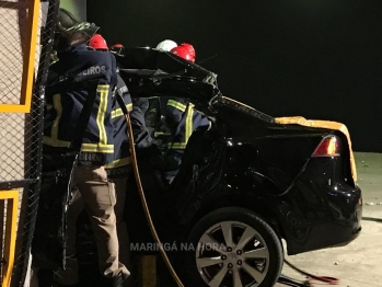 foto de Maringá: Jovem que invadiu academia em grave acidente de trânsito deixa a UTI