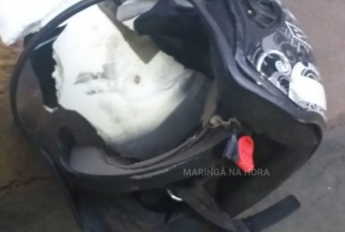 foto de Roda de caminhão se solta e atinge cabeça motociclista em Maringá