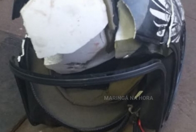 foto de Roda de caminhão se solta e atinge cabeça motociclista em Maringá