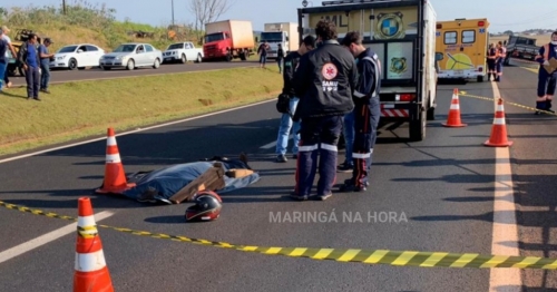  Homem morre após acidente com moto de alta cilindrada na PR-317