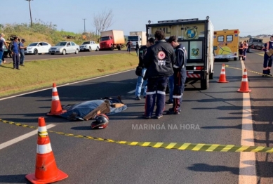 foto de Homem morre após acidente com moto de alta cilindrada na PR-317