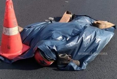 foto de Homem morre após acidente com moto de alta cilindrada na PR-317