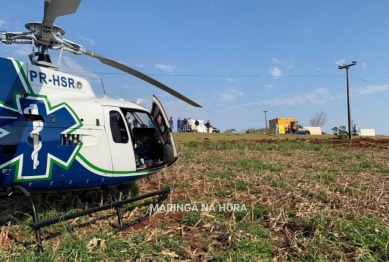 foto de Homem morre após acidente com moto de alta cilindrada na PR-317