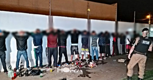 Operação flagra 50 adolescentes em festas clandestinas regadas a bebida alcoólica drogas em Maringá