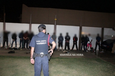 foto de Operação flagra 50 adolescentes em festas clandestinas regadas a bebida alcoólica drogas em Maringá