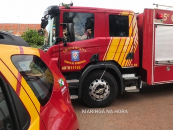 foto de Incêndio de grandes proporções destruiu empresa em Sarandi 