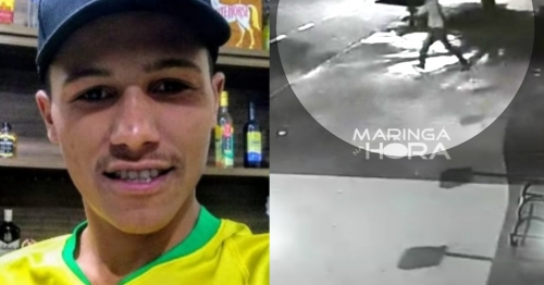 Imagens mostram momento em que jovem é morto com tiro na cabeça em Maringá