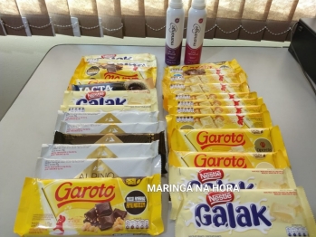 foto de Ladrão de chocolate - Indivíduo é preso após furtar supermercado em Paiçandu