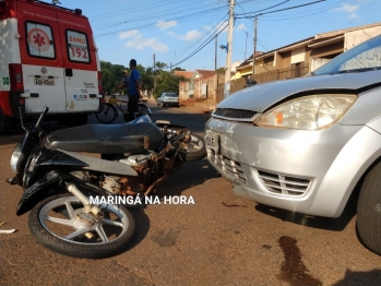 foto de Motociclista fica ferida ao ser fechada por veículo em Paiçandu