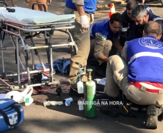 foto de Maringá - Imprudência no trânsito deixa técnica de enfermagem em estado grave 