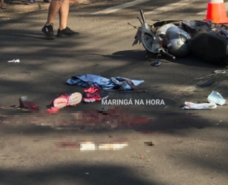 foto de Família de motociclista que sofreu acidente faz campanha para conseguir doadores de sangue em Maringá