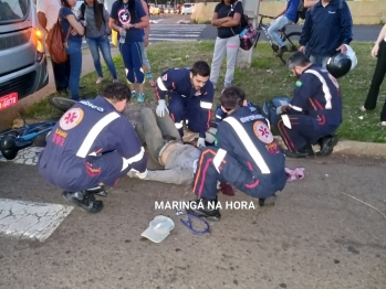 foto de Ciclista sofre ferimentos graves após ser atropelado por circular da Cidade Verde em Maringá