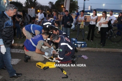 foto de Ciclista sofre ferimentos graves após ser atropelado por circular da Cidade Verde em Maringá