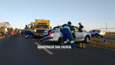 foto de Acidente de proporções na BR-376 em Maringá