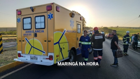 foto de Acidente de proporções na BR-376 em Maringá