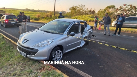 foto de Acidente de proporções na BR-376 em Maringá