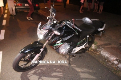 foto de Jovem de 18 anos sofre ferimentos graves após ser atropelada por moto em Maringá