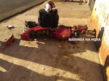 foto de Urgente - Motorista avança preferencial e causa morte de motoboy em Maringá