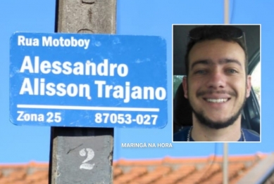 foto de Nome de rua em Maringá eterniza motoboy vítima da imprudência no trânsito