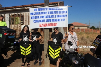 foto de Nome de rua em Maringá eterniza motoboy vítima da imprudência no trânsito