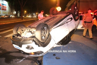 foto de A caminho do hospital idoso sofre acidente em Maringá