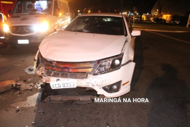 foto de A caminho do hospital idoso sofre acidente em Maringá