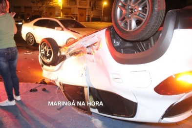 foto de A caminho do hospital idoso sofre acidente em Maringá